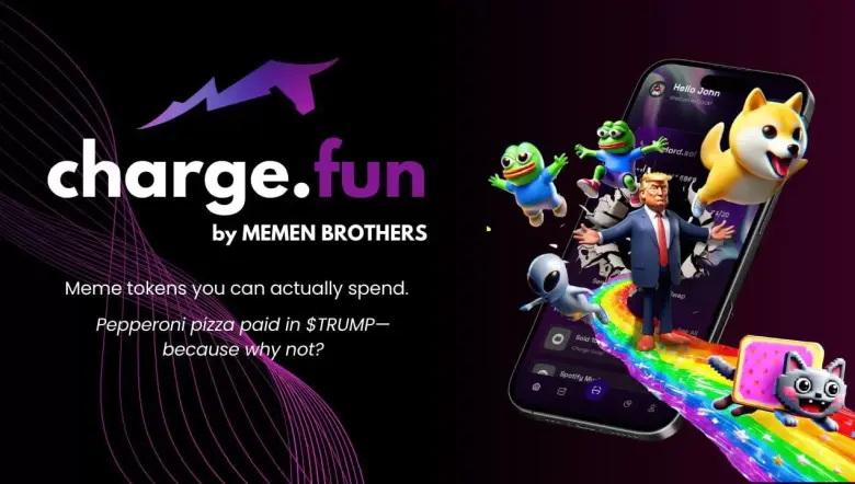 Charge.Fun Lets You Spend Crypto Memecoins